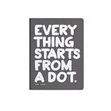 Nuuna Notizbuch Graphic L Everything Starts From A Dot A5 dotted-5