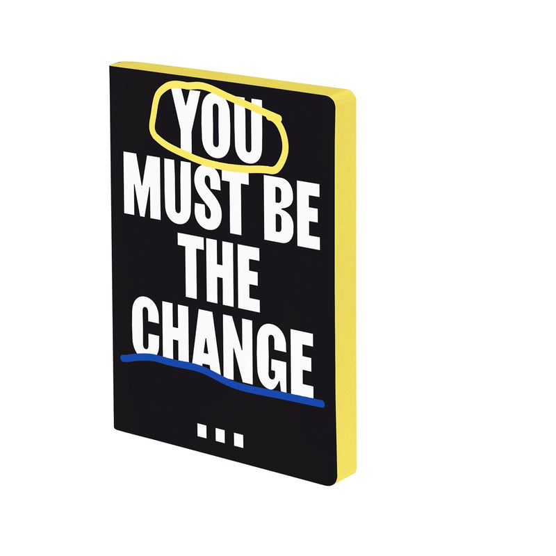 Nuuna Notizbuch Graphic L Be The Change A5 dotted-1