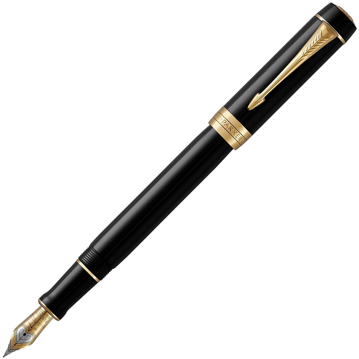 Parker Füller Duofold Classic 18K Feder Schwarz G.C.-1