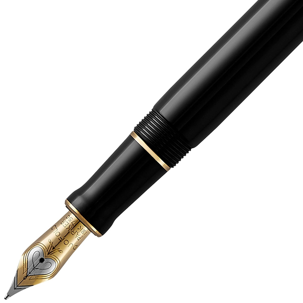 Parker Füller Duofold Classic 18K Feder Schwarz G.C.-2