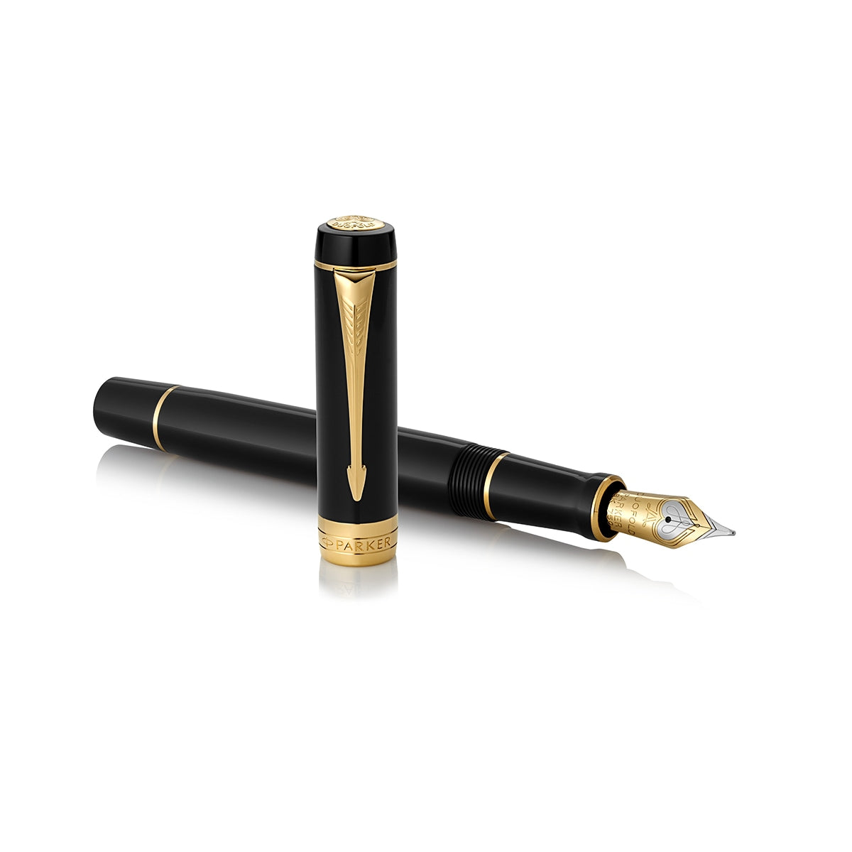 Parker Füller Duofold Classic 18K Feder Schwarz G.C.-5