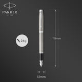 Parker Füller Parker IM Essential gebürstet Brushed Metal C.C.-7