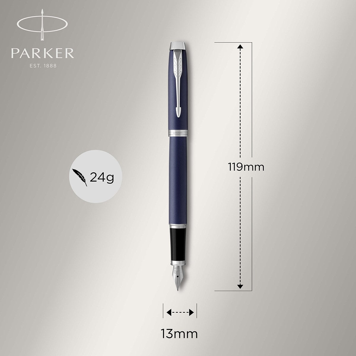 Parker Füller Parker IM Core Matt Mattblau C.C.-6