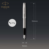 Parker Füller Sonnet Core Edelstahl P.T.-8
