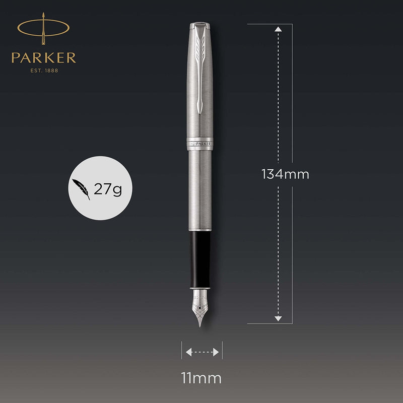 Parker Füller Sonnet Core Edelstahl P.T.-8