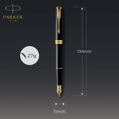 Parker Füller Sonnet Core Schwarz G.C.-7