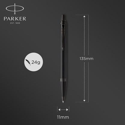Parker Kugelschreiber Parker IM Achromatic Matt PVD Mattschwarz PVD-6