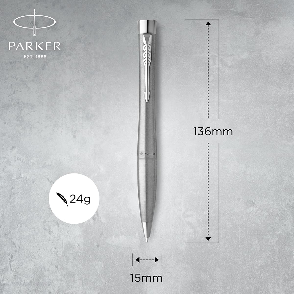 Parker Kugelschreiber Urban Core Twist Metro Metallic C.C.-6