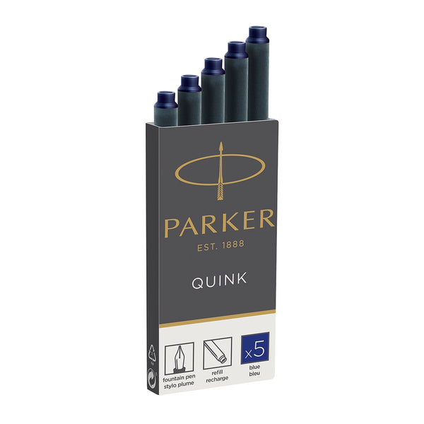 Parker, Tintenpatronen Quink, blau