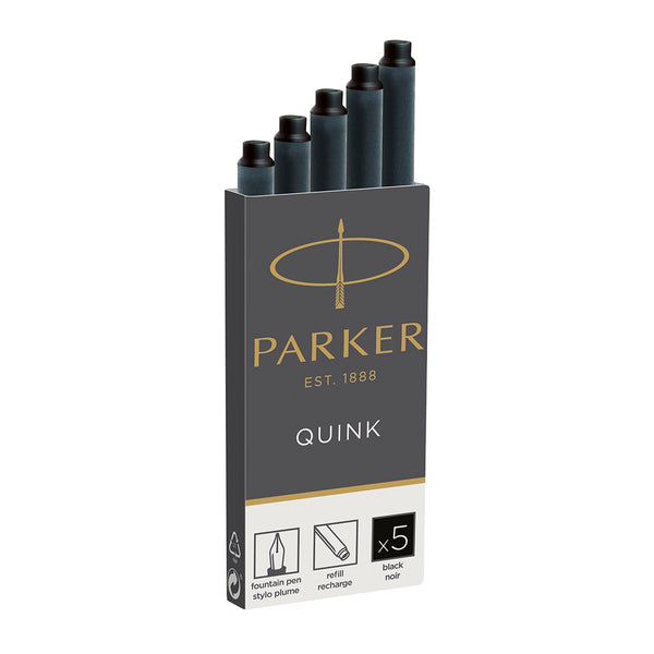 Parker, Tintenpatronen Quink, schwarz