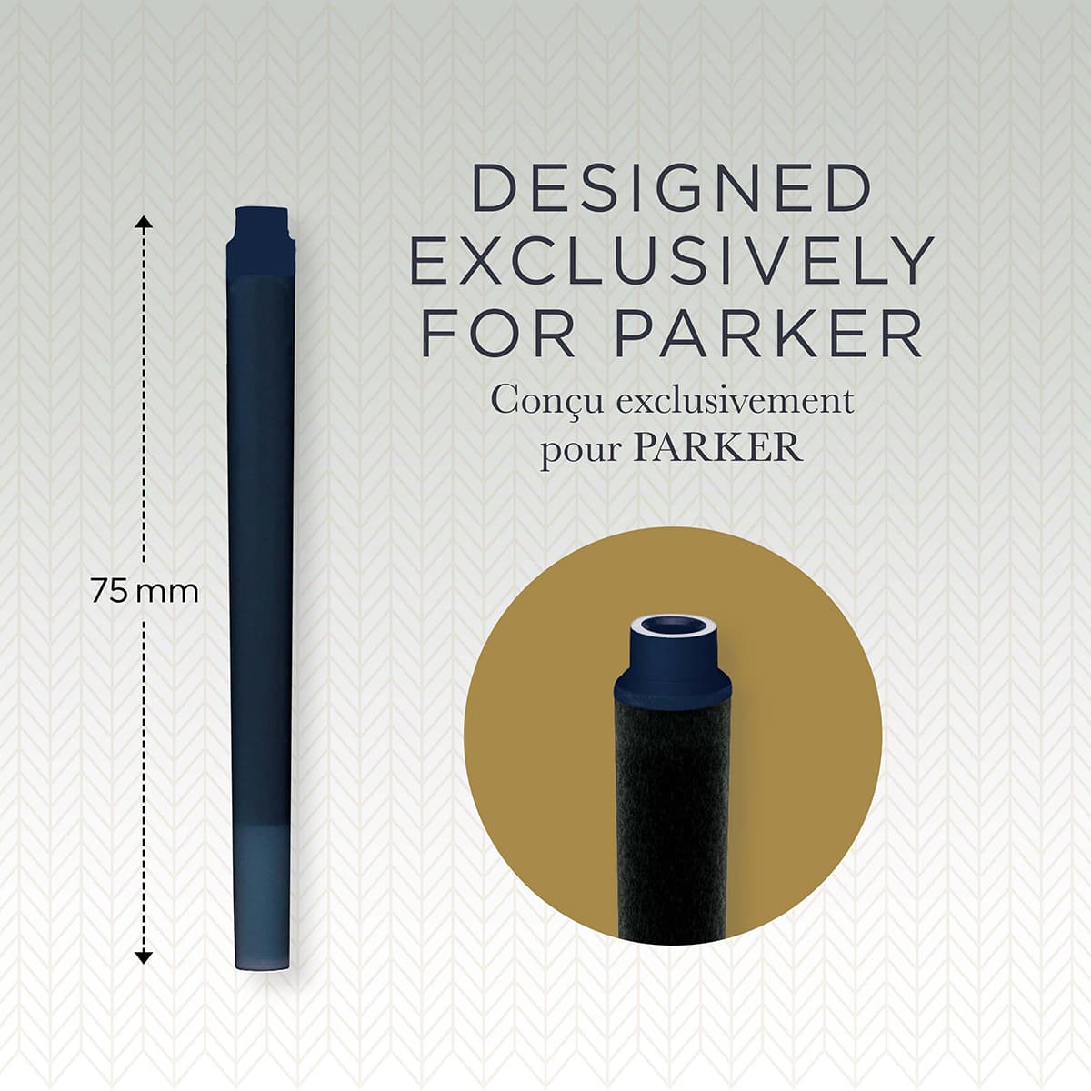 Parker Tintenpatronen Quink Schwarz-Blau-2