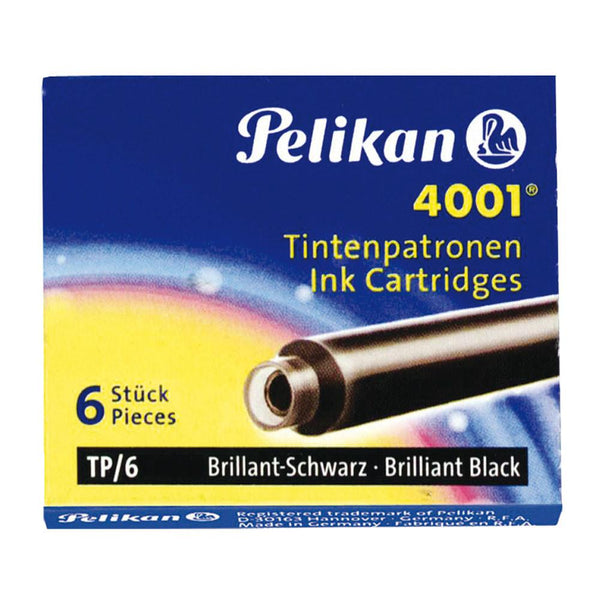 Pelikan, Tintenpatrone, 6 Patronen, schwarz