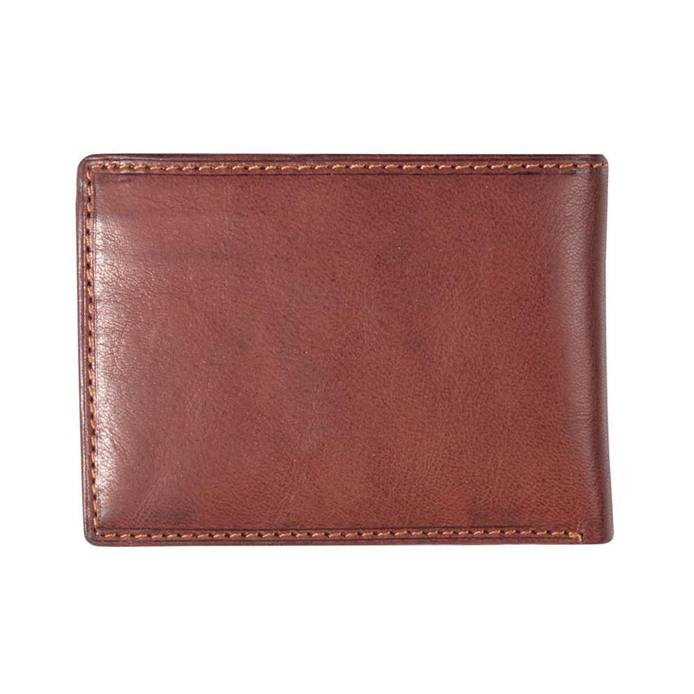 Tony Perotti, Brieftasche, Börse, Vegetale, klein, Dunkelbraun-3