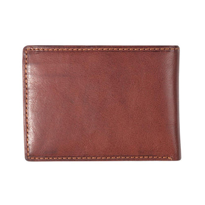 Tony Perotti, Brieftasche, Börse, Vegetale, klein, Dunkelbraun-3