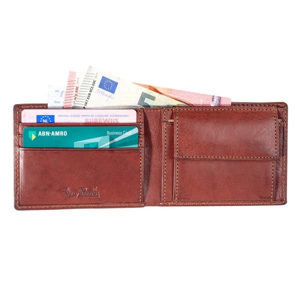 Tony Perotti, Portemonnaie Vegetale, Brieftasche, klein Börse, braun