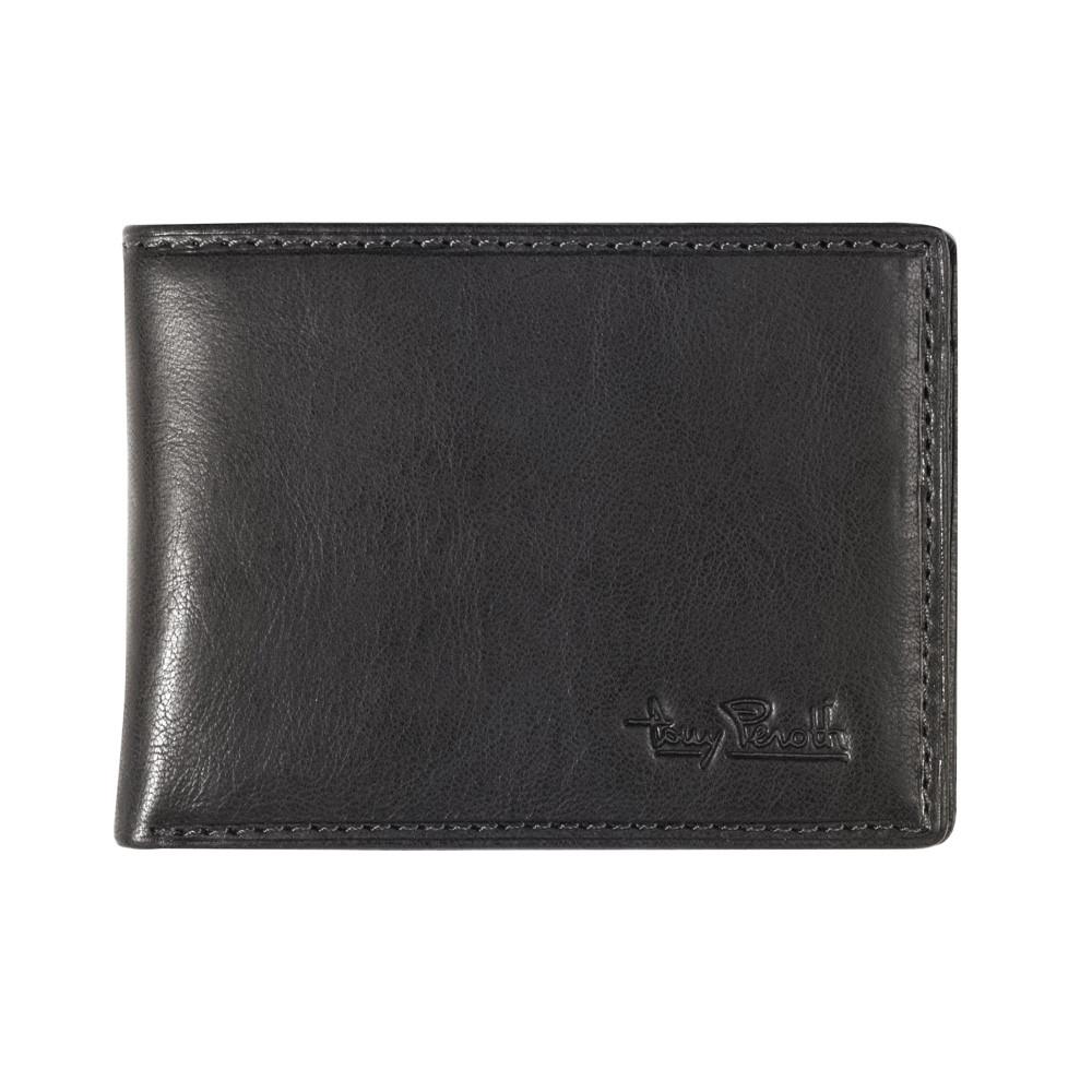 Tony Perotti, Brieftasche, Börse, Vegetale, klein, Schwarz-2