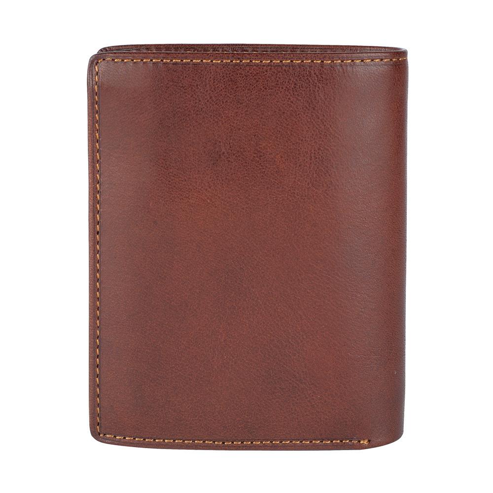 Tony Perotti, Geldbörse, mit Münzfach und Kreditkartenfächern, Vegetale, Dunkelbraun-3