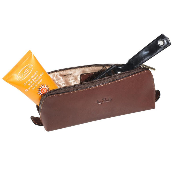 Tony Perotti, Schlampertasche Vegetale, Mäppchen, groß, braun