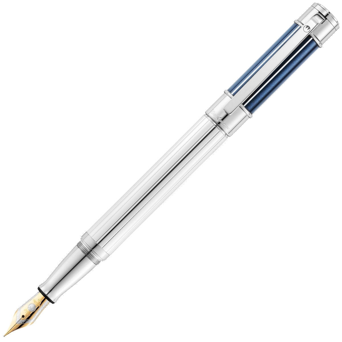 Waldmann, Füller Commander 23, weite Linien, 18K Feder, Nachblau - 1