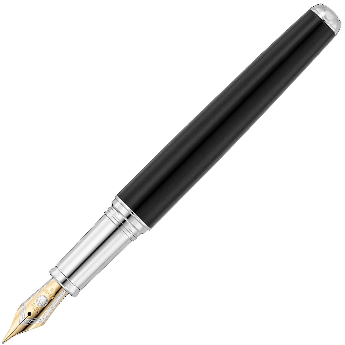 Waldmann, Füller, Grandeur, 18 Karat Goldfeder, schwarz-1