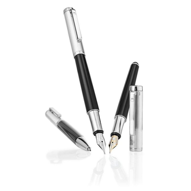 Waldmann, Füller, Liberty, 18 Karat Goldfeder, schwarz-5