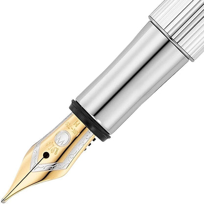 Waldmann, Füller, Liberty, 18 Karat Goldfeder, silber-2