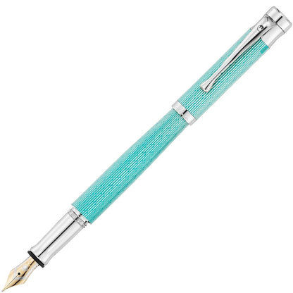 Waldmann, Füller, Tango, 18 Karat Goldfeder, aquamarin-4