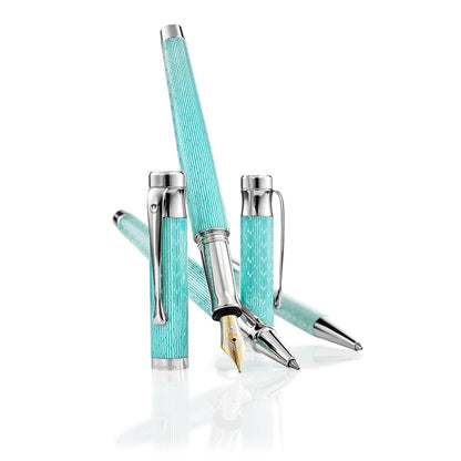 Waldmann, Füller, Tango, 18 Karat Goldfeder, aquamarin-6