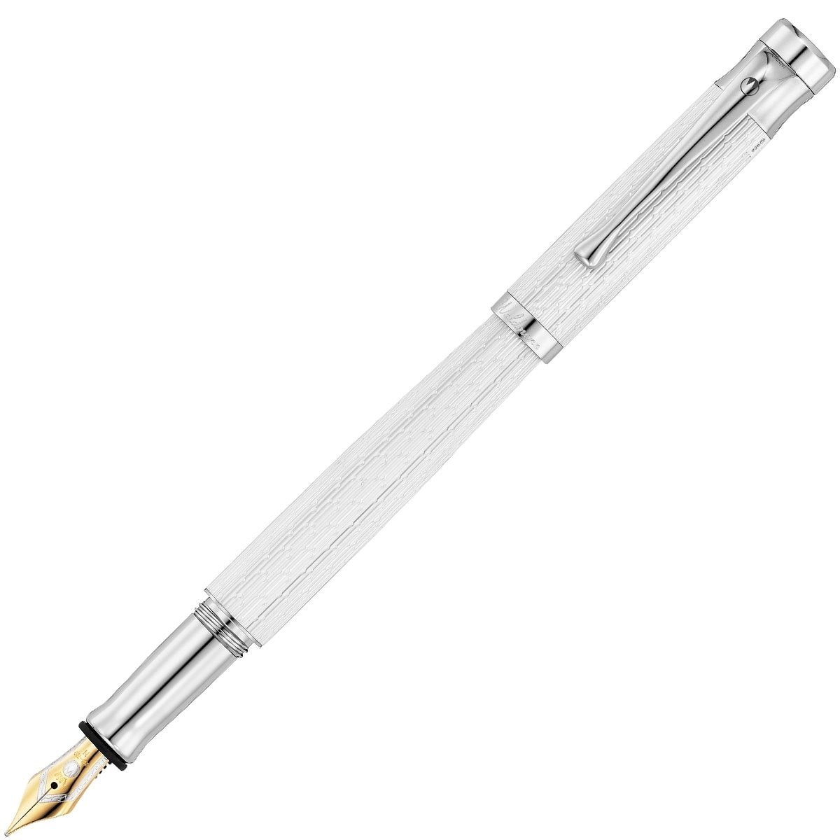 Waldmann, Füller, Tango, 18 Karat Goldfeder, weiss-4