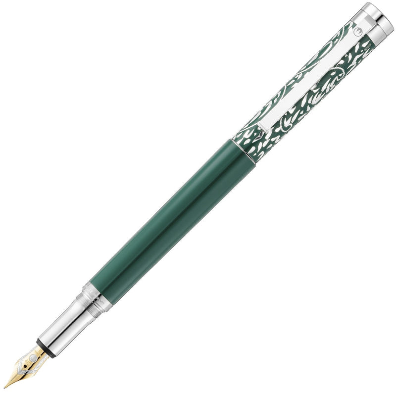 Waldmann, Füller Xetra Vienna Special Ed. Handgravur, 18K Feder, grün - 1