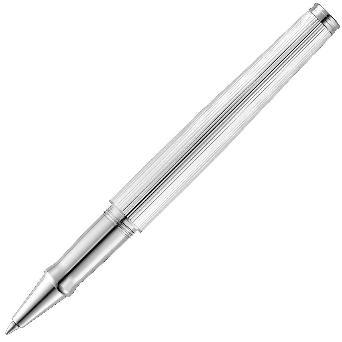 Waldmann, Tintenroller Tapio, Nadelstreifen, silber - 4