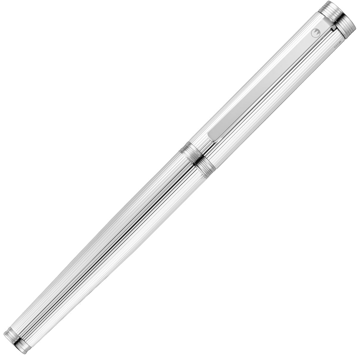 Waldmann, Tintenroller Tapio, Nadelstreifen, silber - 5