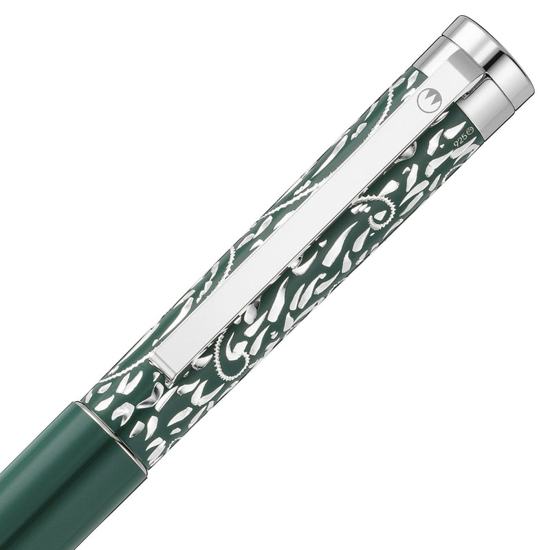 Waldmann, Tintenroller Xetra Vienna Special Ed. Handgravur, grün - 3