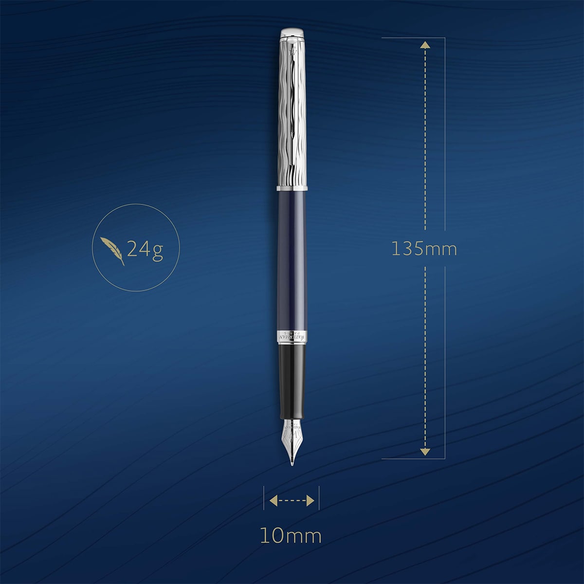 Waterman Füller Hémisphère L’Essence du Bleu dunkelblau-10