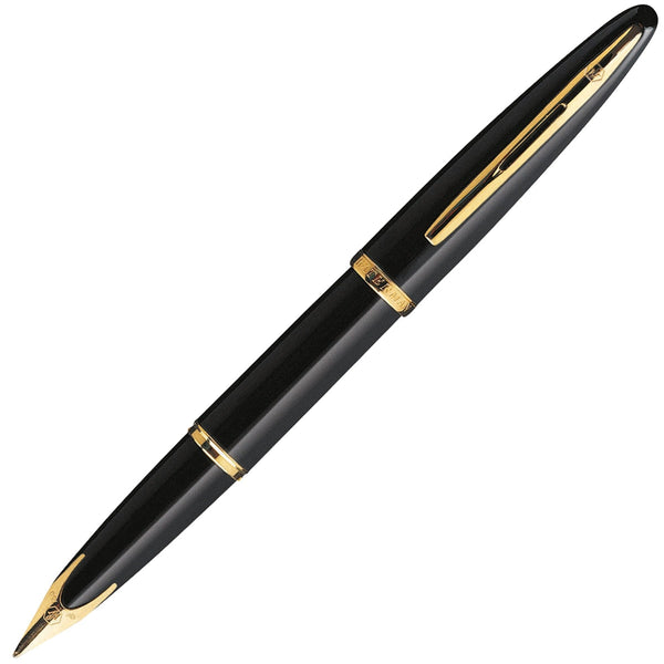Waterman, Füller Carène, gold, 18K Feder, schwarz