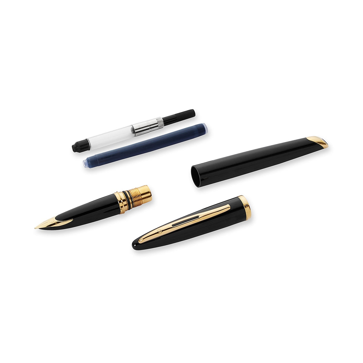 Waterman Füller Carène gold 18K Feder schwarz-6