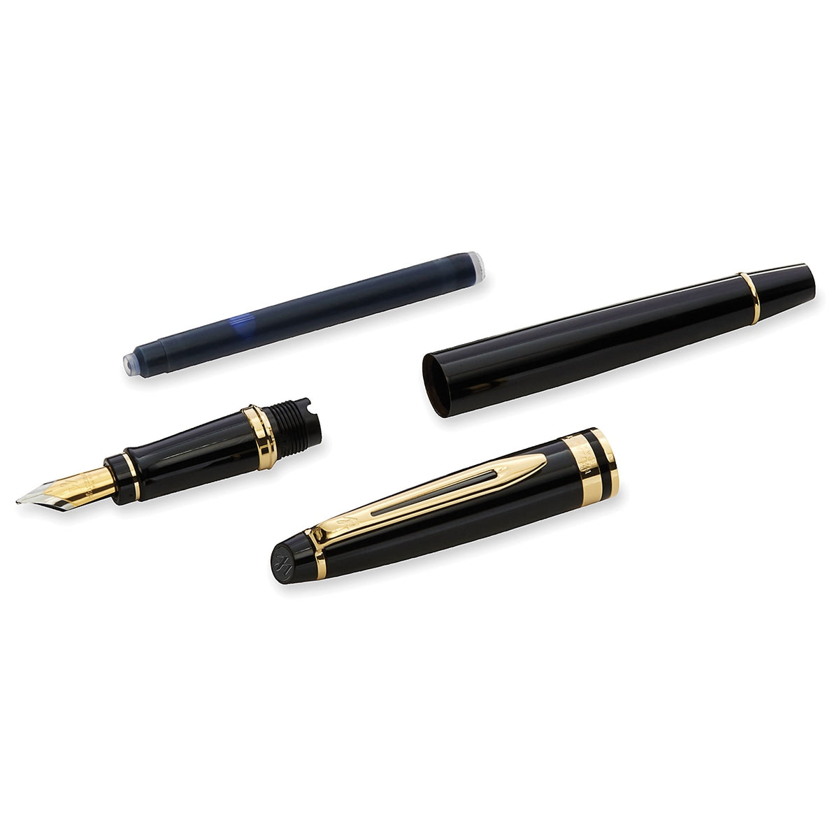 Waterman Füller Expert gold schwarz-6