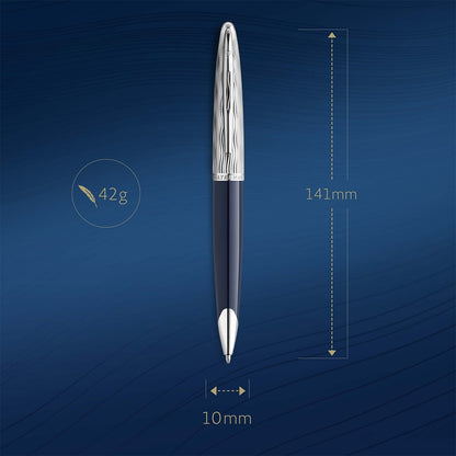 Waterman Kugelschreiber Carène L’Essence du bleu Mittel dunkelblau-7