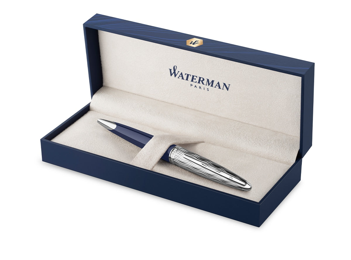 Waterman Kugelschreiber Carène L’Essence du bleu Mittel dunkelblau-8