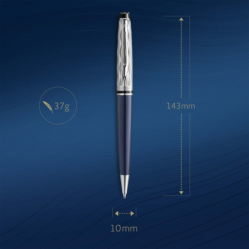 Waterman Kugelschreiber Expert L’Essence du bleu dunkelblau-7