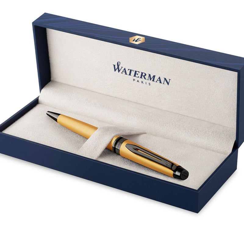Waterman Kugelschreiber Expert Metallic Special Ed. ruthenium Metallic Gold-6