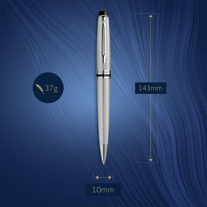 Waterman Kugelschreiber Expert chrom Mittel Metallic-5