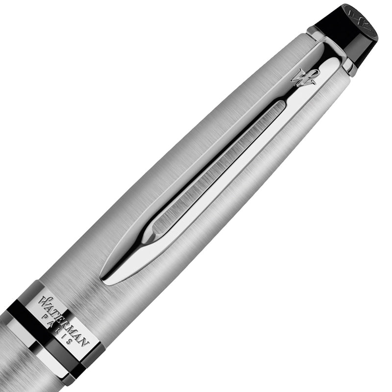 Waterman Kugelschreiber Expert chrom Mittel Metallic-3