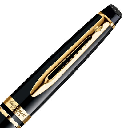 Waterman Kugelschreiber Expert gold Mittel schwarz-3