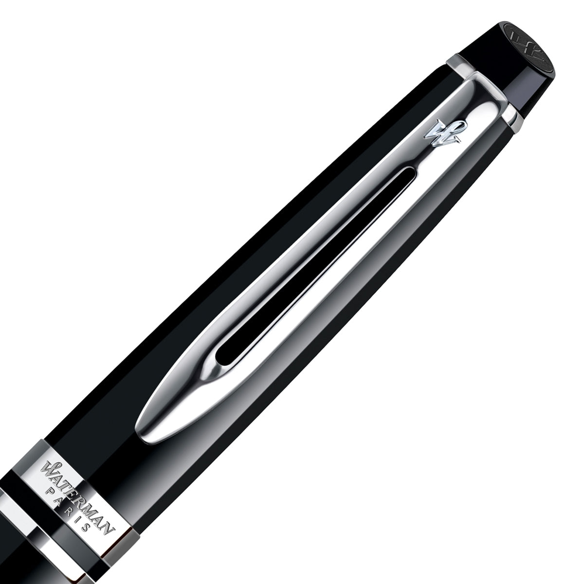 Waterman Kugelschreiber Expert chrom Mittel schwarz-3