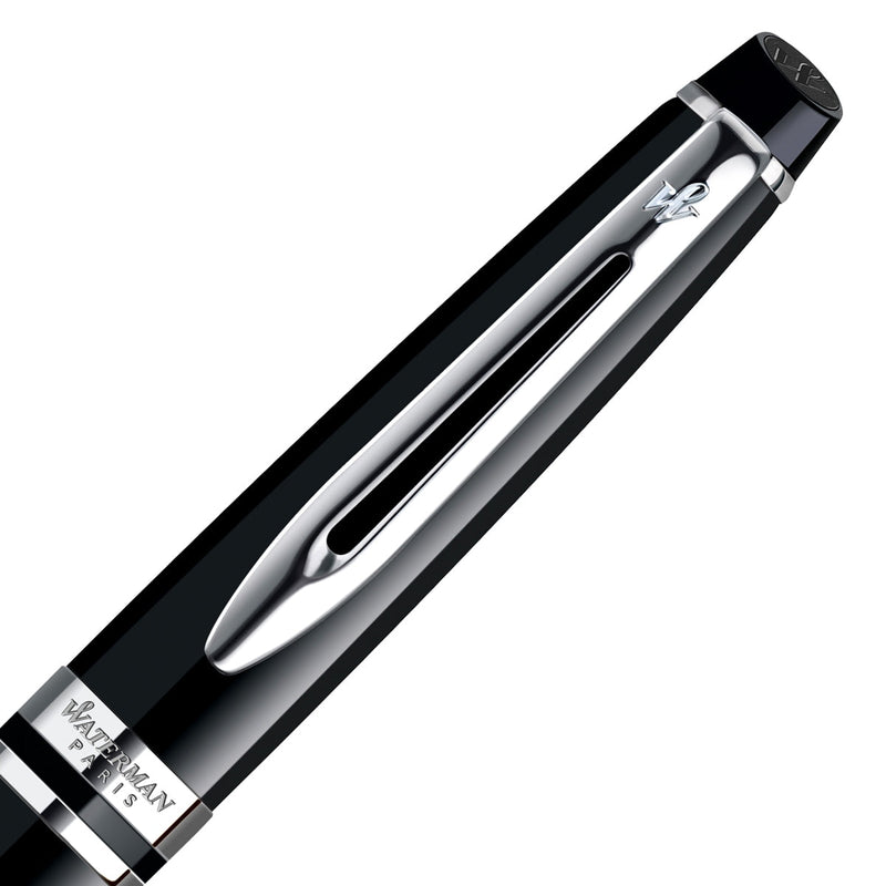 Waterman Kugelschreiber Expert chrom Mittel schwarz-3