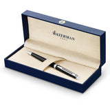 Waterman Kugelschreiber Hémisphère chrom Mittel schwarz-5