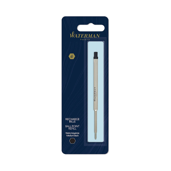 Waterman, Kugelschreibermine, Mittel, Schwarz