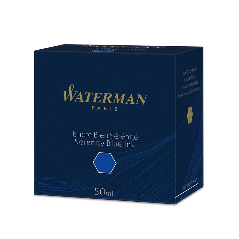 Waterman Tintenglas Serenity Blue-4
