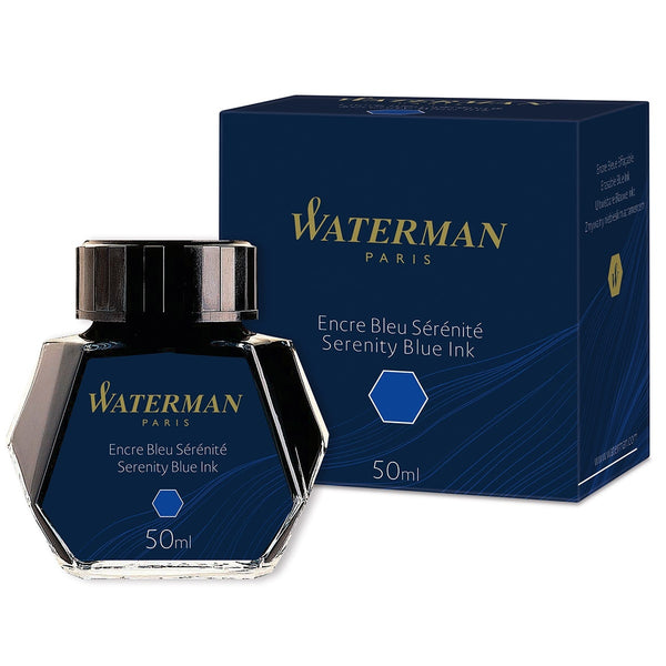 Waterman Tintenglas Serenity Blue-2
